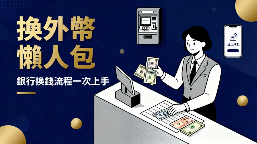 換外幣懶人包：銀行換錢要帶什麼？4大換匯方式與台銀流程教學