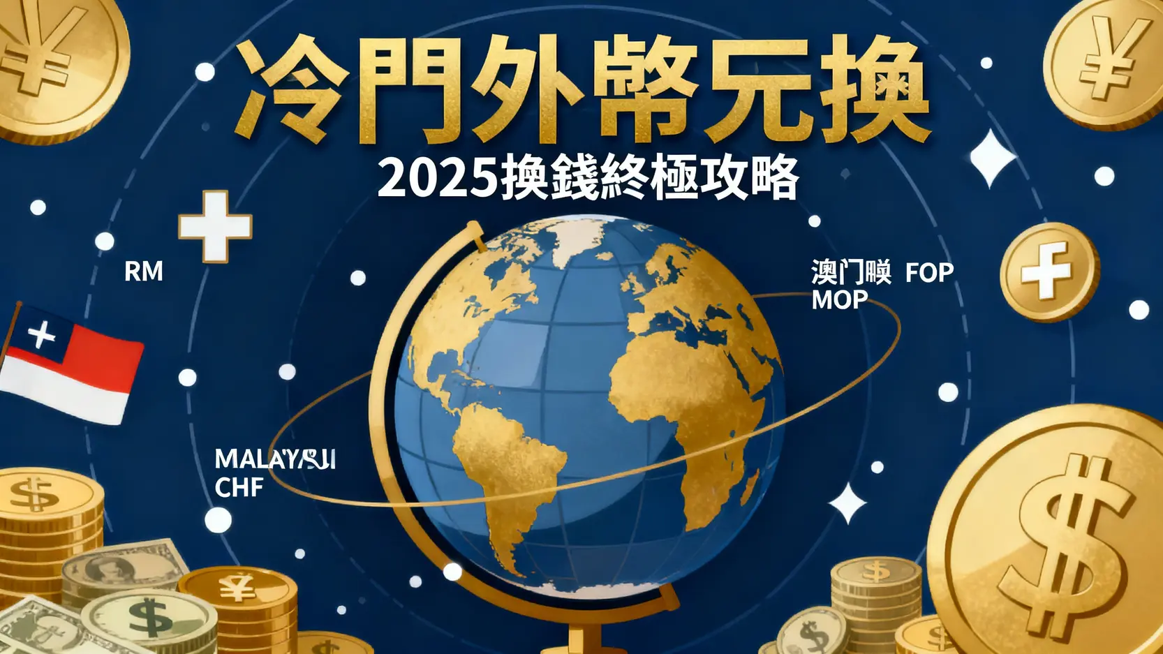 冷門外幣兌換攻略：馬幣/瑞郎/澳門幣哪裡換最划算？