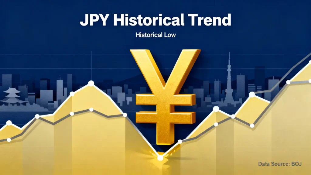 日幣歷史匯率全解析:從歷史最低點看懂日本幣值演變與歷年走勢 日幣歷史匯率全解析:從歷史最低點看懂日本幣值演變與歷年走勢