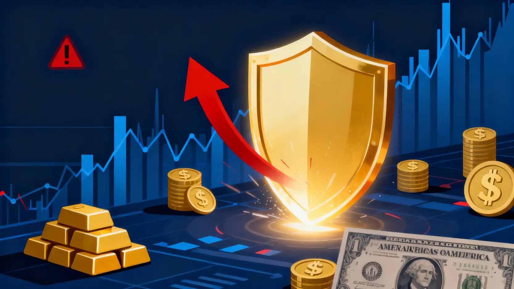 避險資產有哪些？2025經濟衰退投資必看！5種主流避險工具完整分析