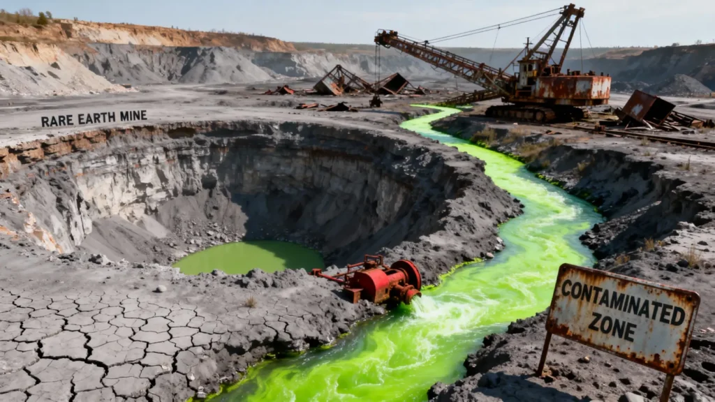 稀土污染的代價:深入解析開採風險與環保議題 稀土污染的代價:深入解析開採風險與環保議題