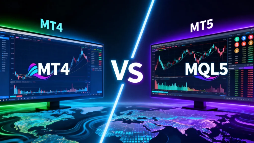 MT4 vs MT5 終極比較 (2025)：新手與老手該如何選擇？