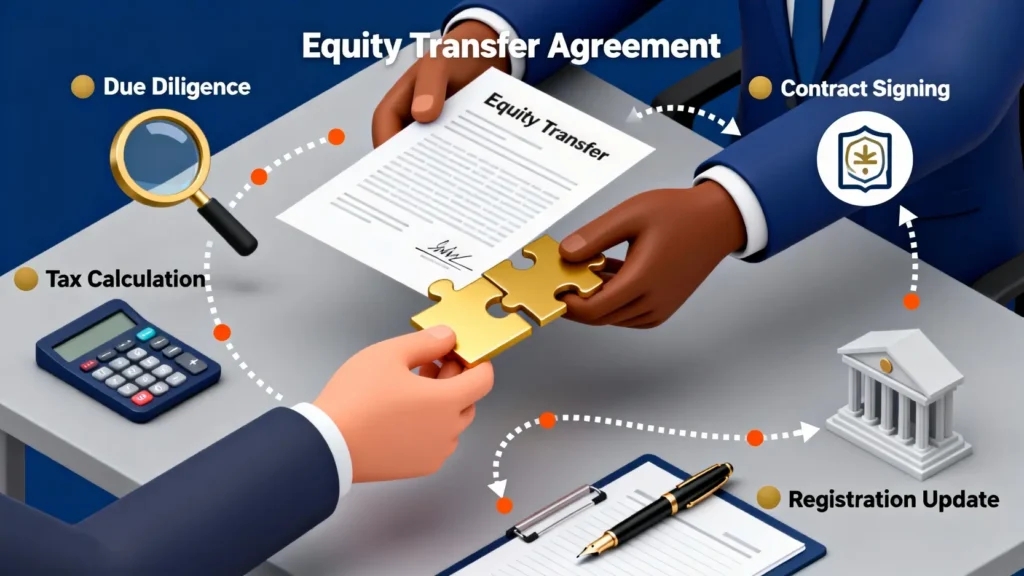 股權轉讓懶人包:5步驟搞懂流程、合約與稅務計算全攻略 股權轉讓懶人包:5步驟搞懂流程、合約與稅務計算全攻略