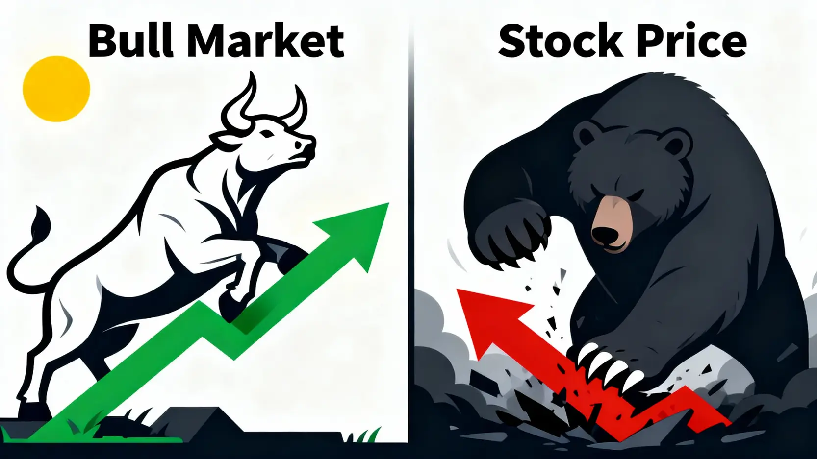 多頭空頭意思|新手指南:5分鐘看懂股票多頭與空頭,牛市熊市不再搞混! 牛市與熊市的形象化比喻,一隻公牛用角將股價頂起,象徵市場上漲;一隻熊用掌將股價拍下,象徵市場下跌。
