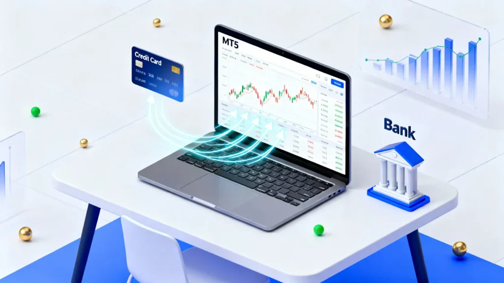 MT5入金教學:秒懂帳戶儲值流程,信用卡/電匯5步驟搞定 MT5入金教學:秒懂帳戶儲值流程,信用卡/電匯5步驟搞定