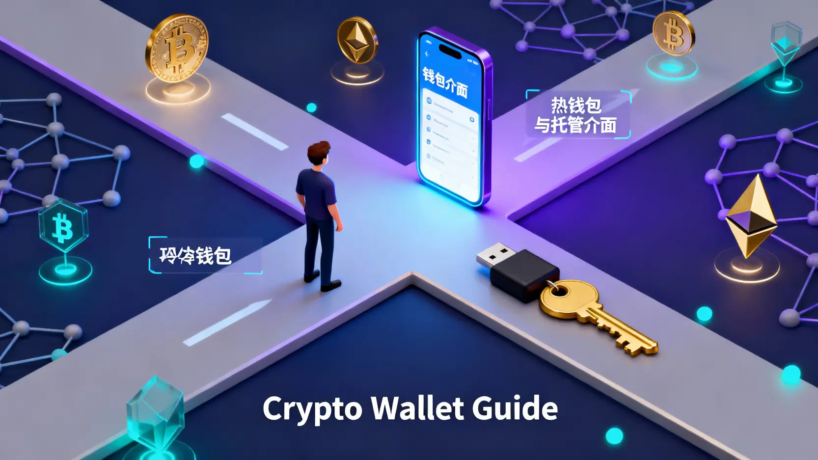 加密錢包新手指南：託管vs.非託管？一篇搞懂虛擬貨幣錢包種類與挑選關鍵