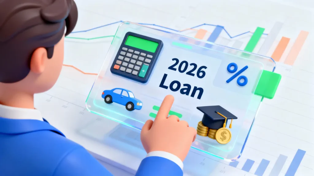 2026貸款利息總整理:信貸、車貸、學貸利率怎麼算?5分鐘學會試算 2026貸款利息總整理:信貸、車貸、學貸利率怎麼算?5分鐘學會試算