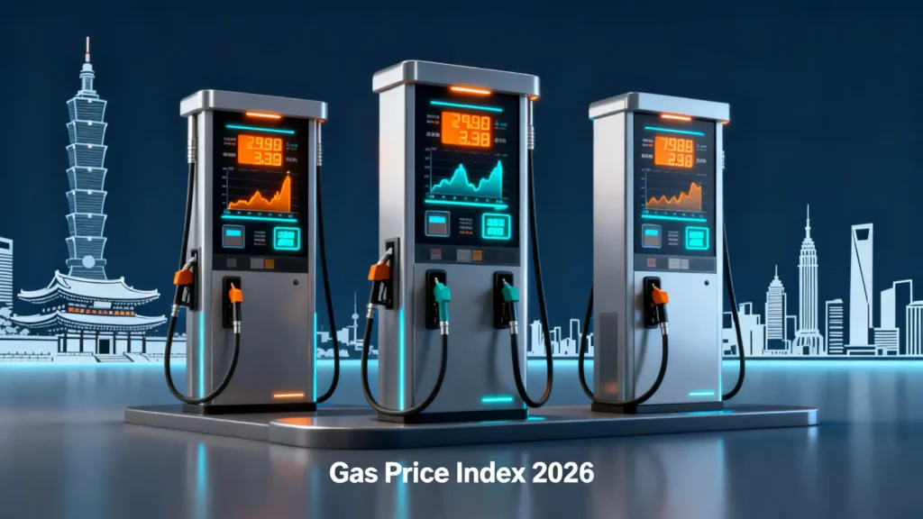 2026最新各國油價比較:台灣油價排名第幾?比韓國、中國便宜嗎? 2026最新各國油價比較:台灣油價排名第幾?比韓國、中國便宜嗎?