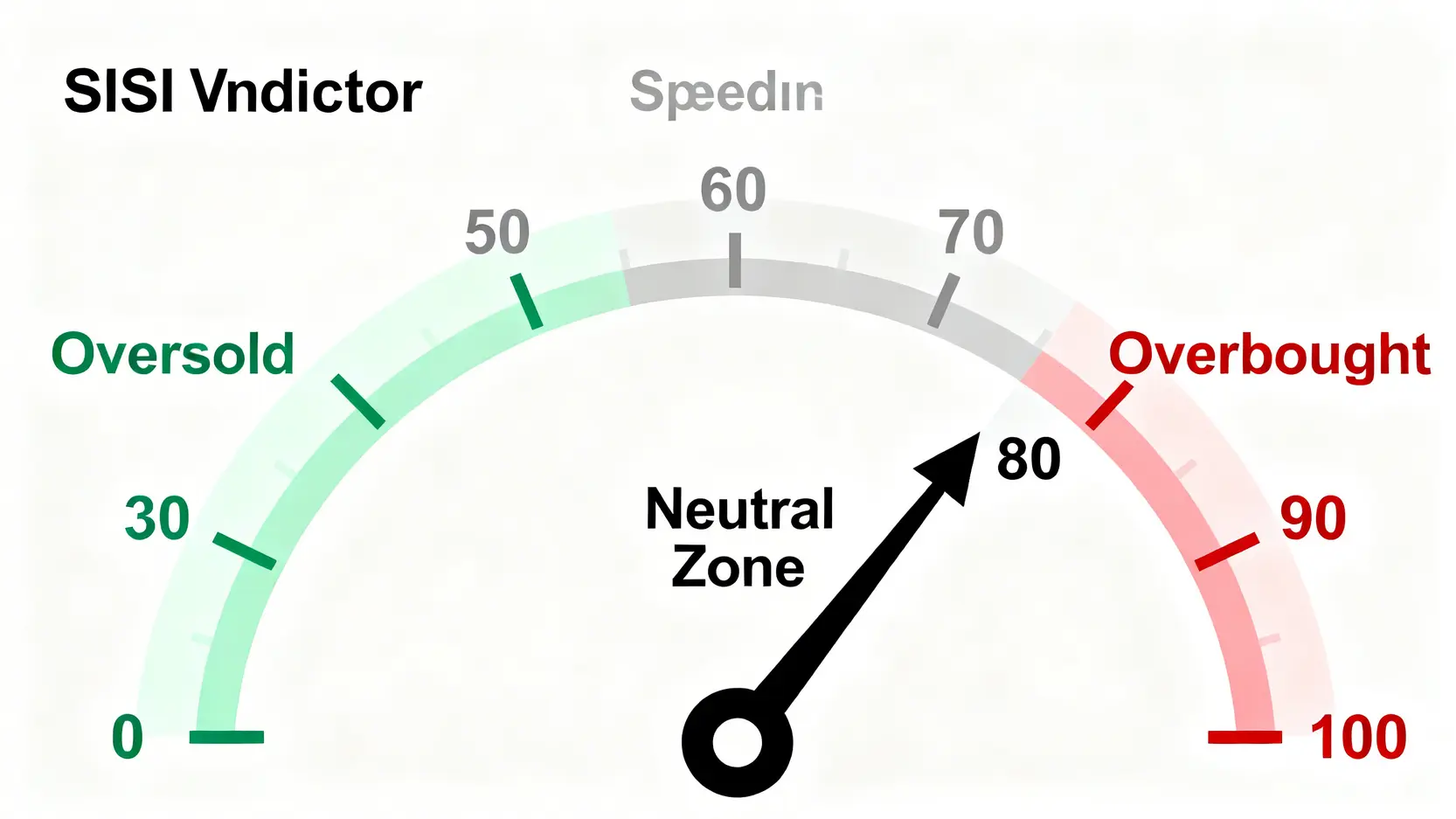RSI指標完整教學:一篇搞懂RSI背離,抓住高低檔買賣點! RSI指標的超買與超賣區間示意圖,顯示70以上為超買區,30以下為超賣區。