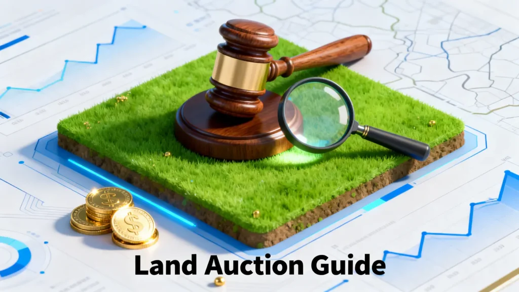 法拍土地購買全攻略:從查詢系統到風險評估5步驟搞定低價好地 法拍土地購買全攻略:從查詢系統到風險評估5步驟搞定低價好地