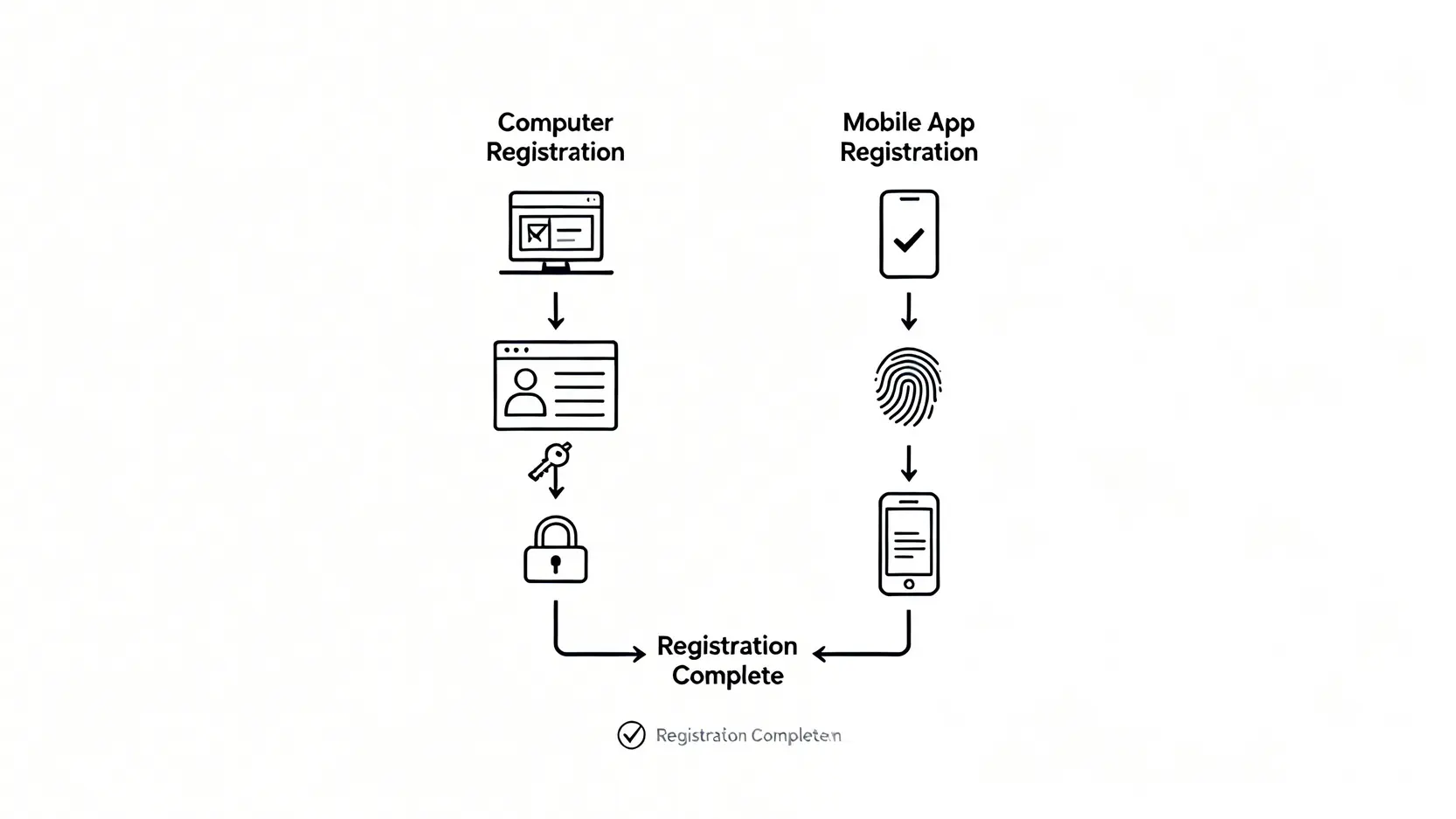 渣打網路銀行登入完全指南:App轉帳、忘記密碼重設教學 渣打網路銀行電腦版與手機App的首次註冊流程圖。