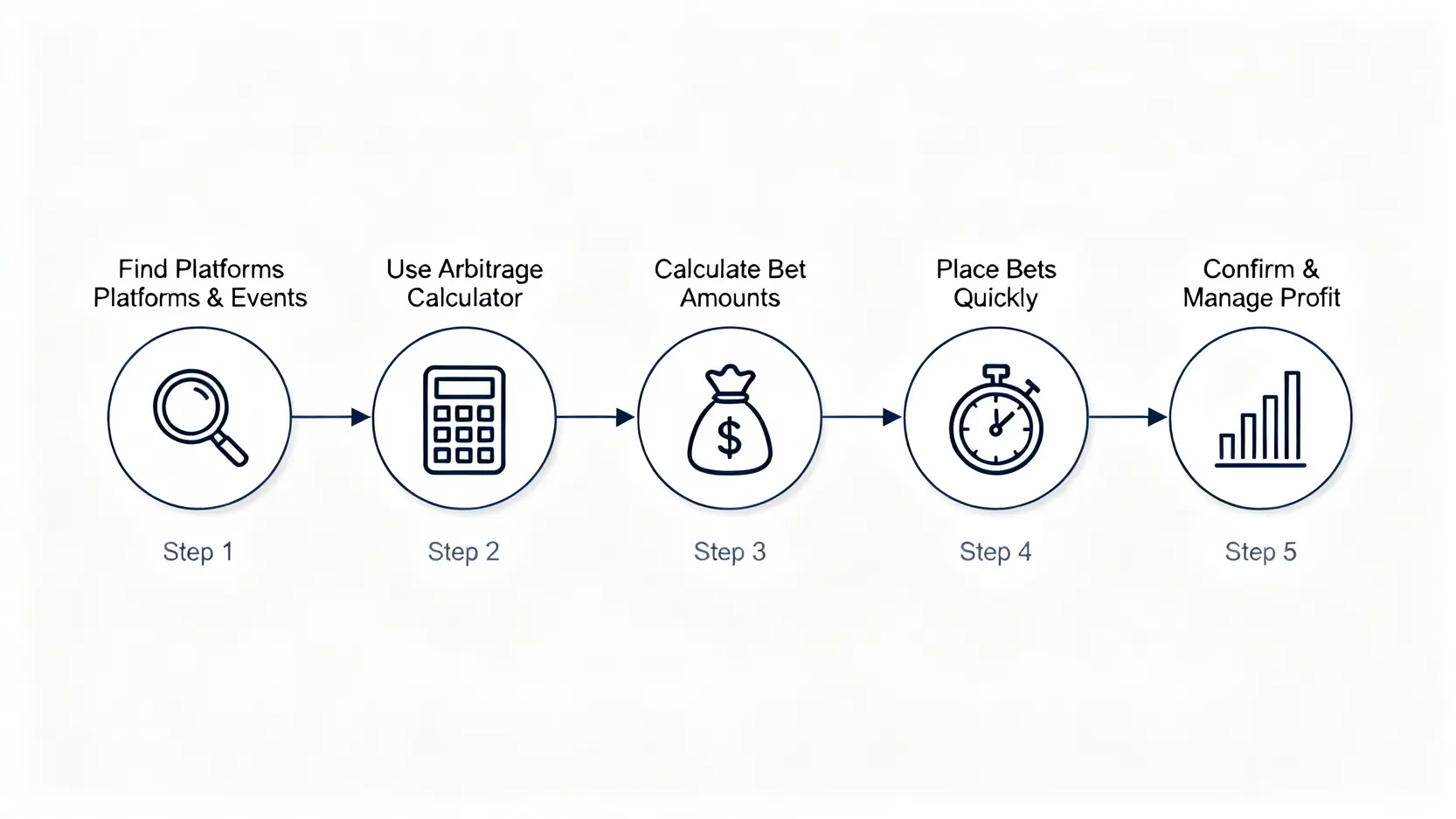 打水套利真的能穩賺不賠?一篇搞懂運動套利與對沖套利教學 運彩對沖套利五步驟流程圖,從尋找平台到資金管理。