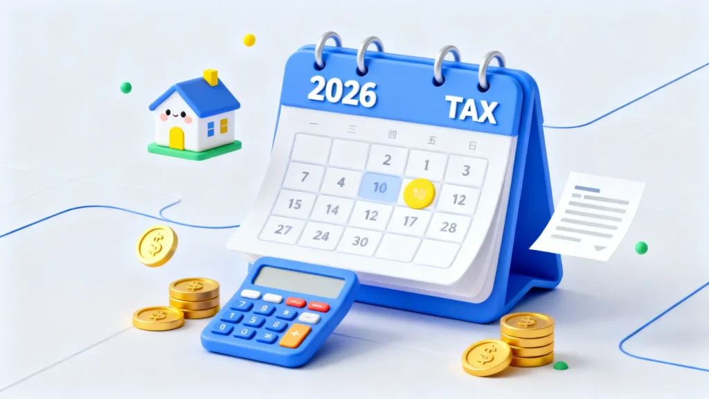 【2026繳稅時間總整理】房屋稅/地價稅/所得稅截止日懶人包,逾期罰款一次看! 【2026繳稅時間總整理】房屋稅/地價稅/所得稅截止日懶人包,逾期罰款一次看!