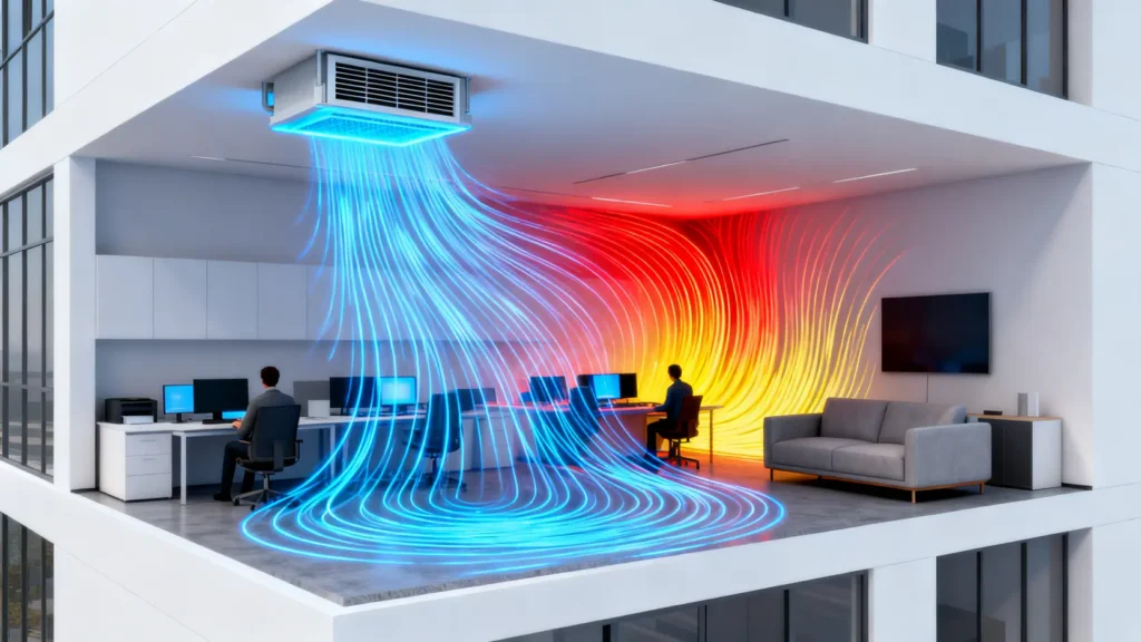 建築CFD終極指南:HVAC分析與室內通風模擬實戰 建築CFD終極指南:HVAC分析與室內通風模擬實戰