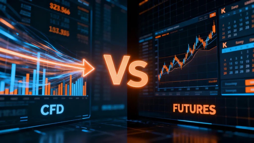 CFD vs 期貨?從交易成本到合約規格的5大核心差異 CFD vs 期貨?從交易成本到合約規格的5大核心差異