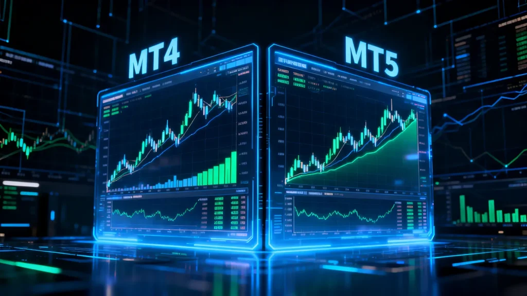 MT4 vs MT5 CFD交易軟體推薦:5大平台比較與新手入門指南 MT4 vs MT5 CFD交易軟體推薦:5大平台比較與新手入門指南