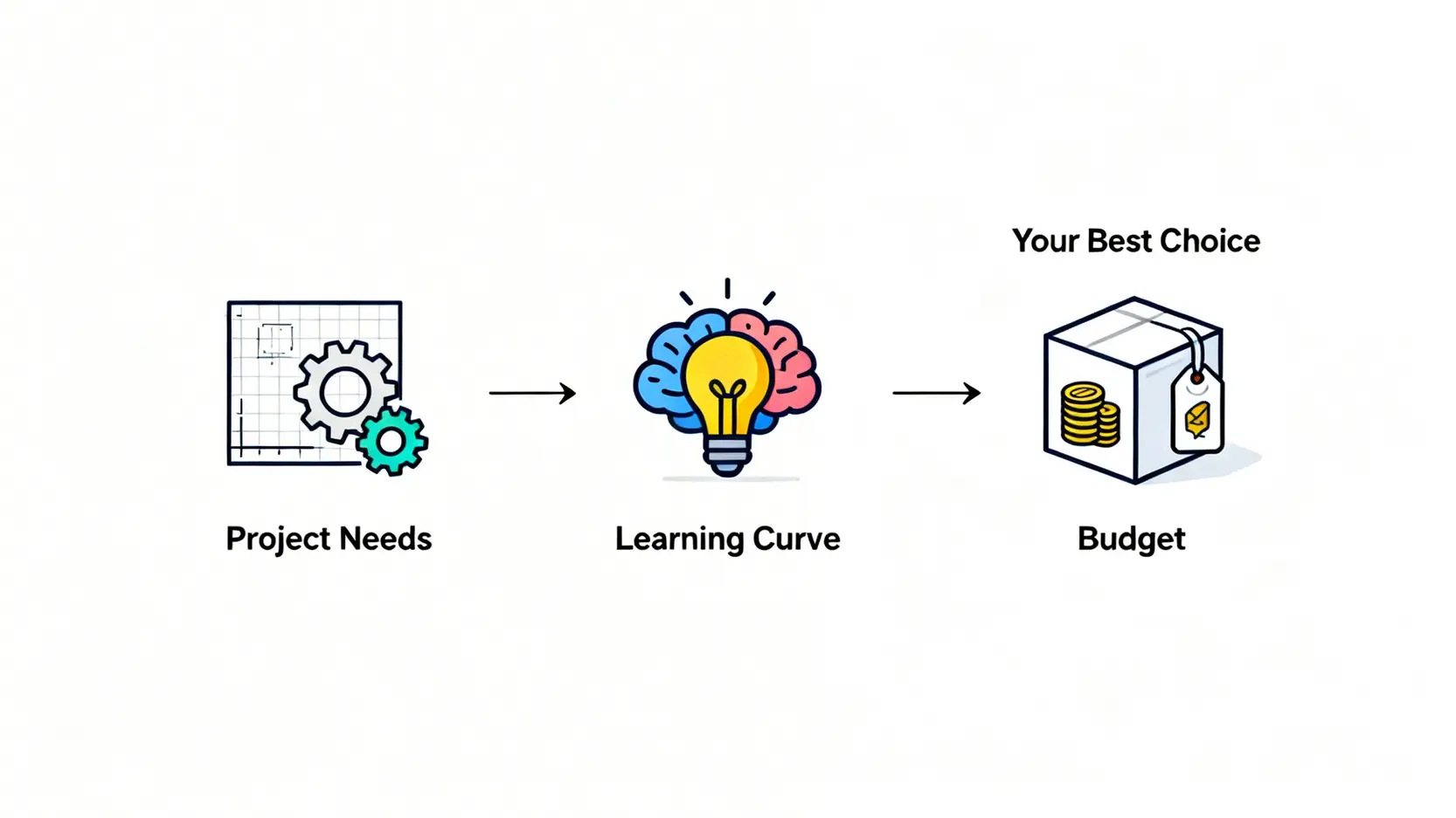 CFD軟體推薦:5款免費與專業級CFD模擬軟體評比【2026最新】 選擇CFD軟體的三大評估標準:專案需求、學習曲線與預算。