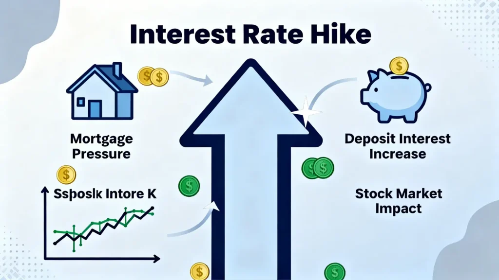 升息一碼影響懶人包|利率一碼是多少?房貸、定存、股市衝擊全解析 升息一碼影響懶人包|利率一碼是多少?房貸、定存、股市衝擊全解析