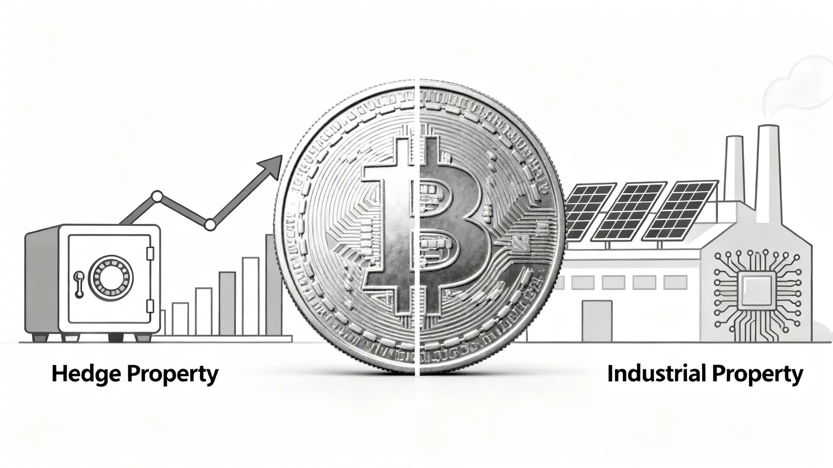 白銀投資新手指南:一篇搞懂白銀是什麼、5大投資管道、優缺點全解析! 一張概念圖,展示白銀作為貴金屬的避險屬性和作為工業金屬的需求屬性。