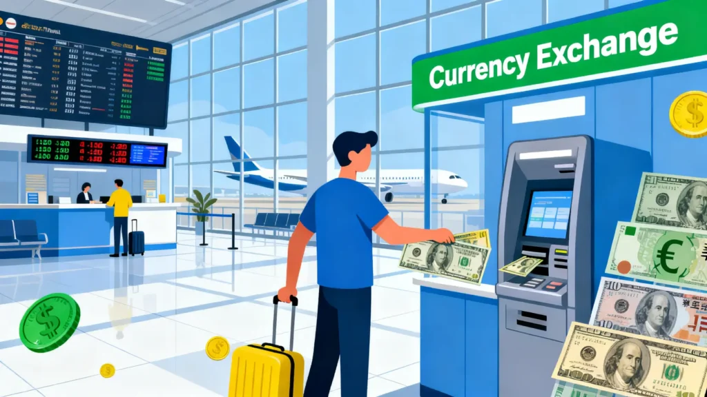 桃園機場換錢攻略:2026換匯地點、時間、手續費最優解 桃園機場換錢攻略:2026換匯地點、時間、手續費最優解