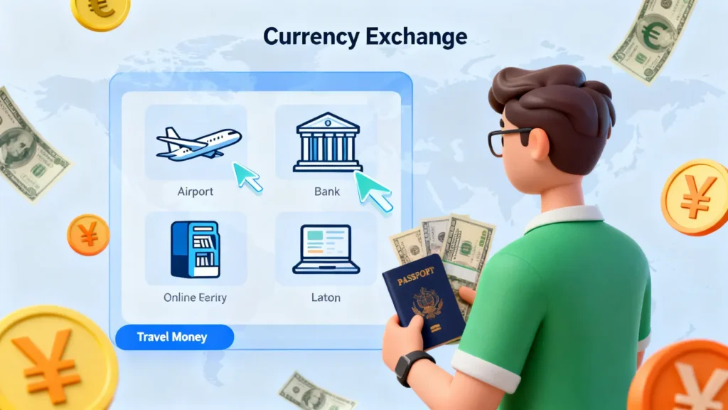 機場換匯划算嗎?4大出國換錢管道完整比較,匯率、手續費全攻略 機場換匯划算嗎?4大出國換錢管道完整比較,匯率、手續費全攻略