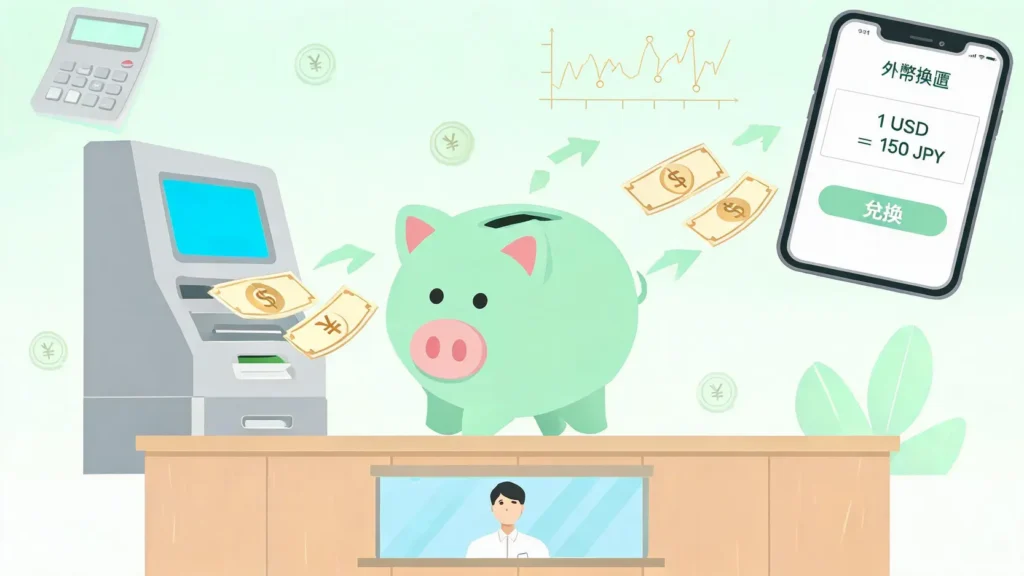 國泰換匯手續費全解析:ATM、線上、臨櫃哪個最划算? 國泰換匯手續費全解析:ATM、線上、臨櫃哪個最划算?