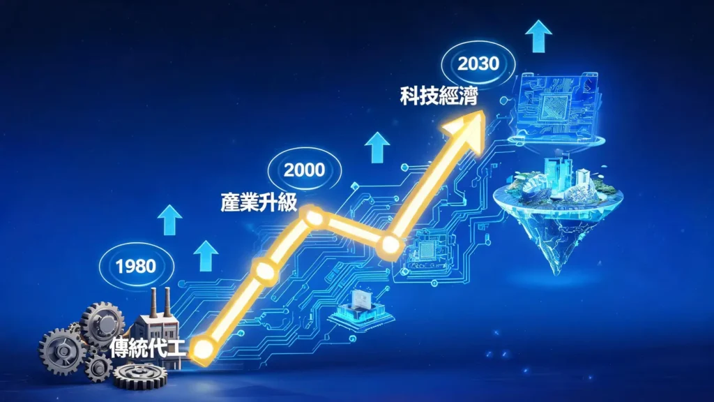 台灣 GDP 歷年走勢全解析：從經濟奇蹟到科技島的數據見證