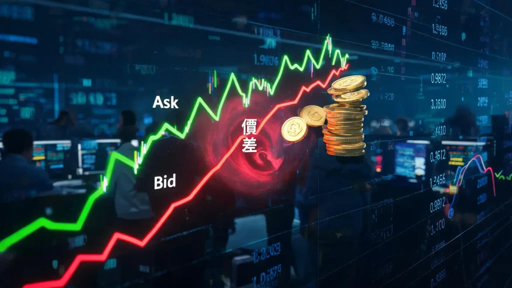 價差(Spread)是什麼?為何它會吃掉你的利潤?【交易成本全解析】 價差(Spread)是什麼?為何它會吃掉你的利潤?【交易成本全解析】