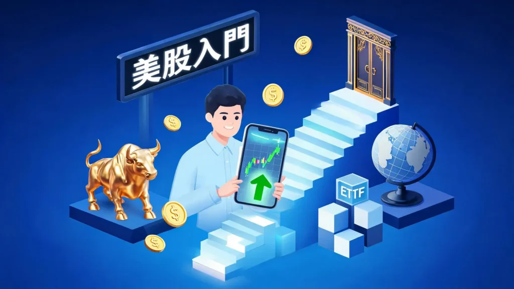 美股入門全攻略:新手如何買美股?開戶到下單實戰教學 美股入門教學:新手如何買美股?海外券商開戶與ETF推薦
