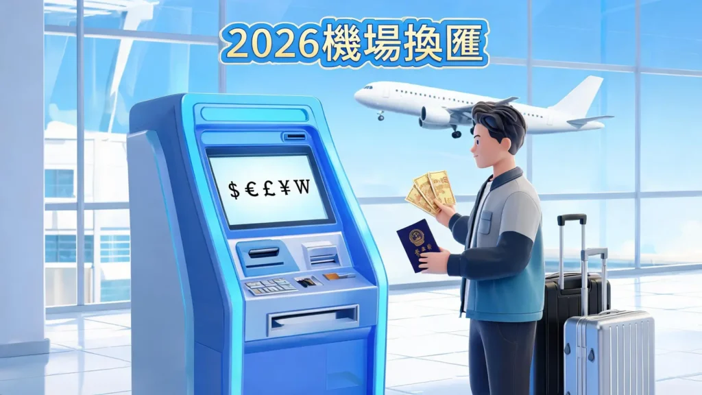 機場換錢完整攻略:機場換匯划算嗎?匯率、地點、手續費全解析 【2026機場換匯攻略】桃園機場換錢划算嗎?手續費、外幣ATM與免排隊密技