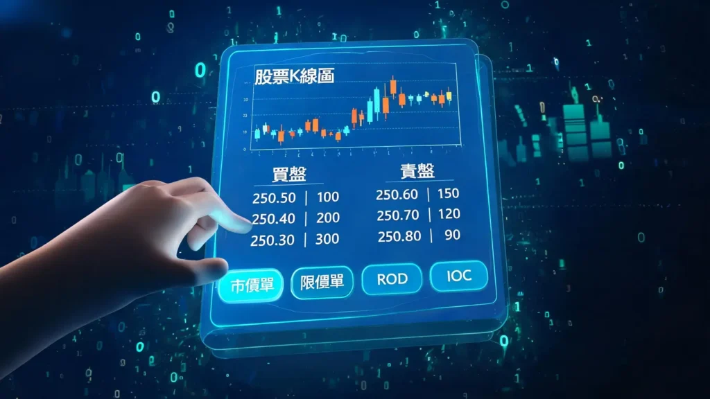【股票下單指令教學】限價、市價、ROD、IOC是什麼?從訂單簿到實戰情境全攻略 【股票下單指令教學】限價、市價、ROD、IOC是什麼?從訂單簿到實戰情境全攻略