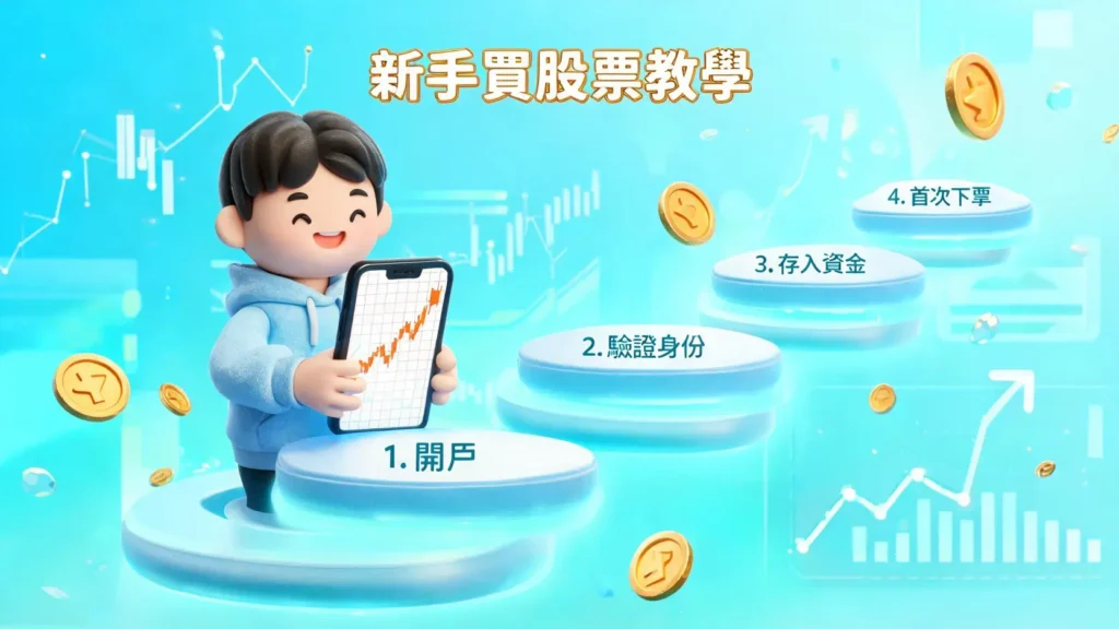 【新手買股票教學】如何買股票?從開戶到下單5步驟完整圖解 【新手買股票教學】如何買股票?從開戶到下單5步驟完整圖解