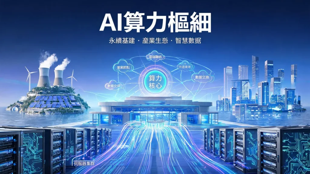台灣AI算力全面解析:政策布局、算力中心與企業機會一次看 台灣AI算力全面解析:政策布局、算力中心與企業機會一次看