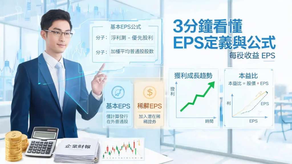 Earningspershare每股收益是什麼？3分鐘看懂EPS定義與公式