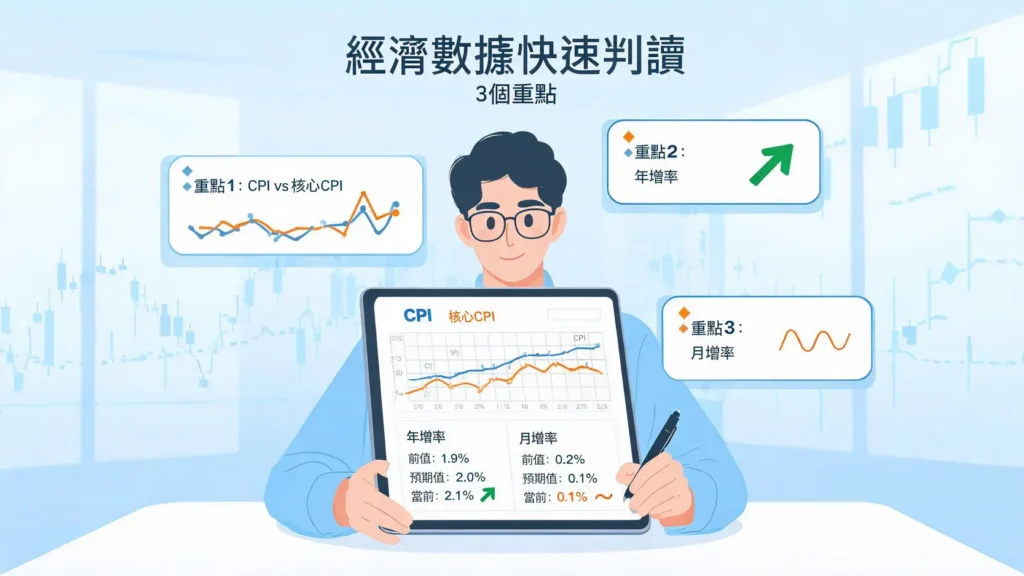 CPI消費者物價指數怎麼看？新手也能快速判讀的3個重點