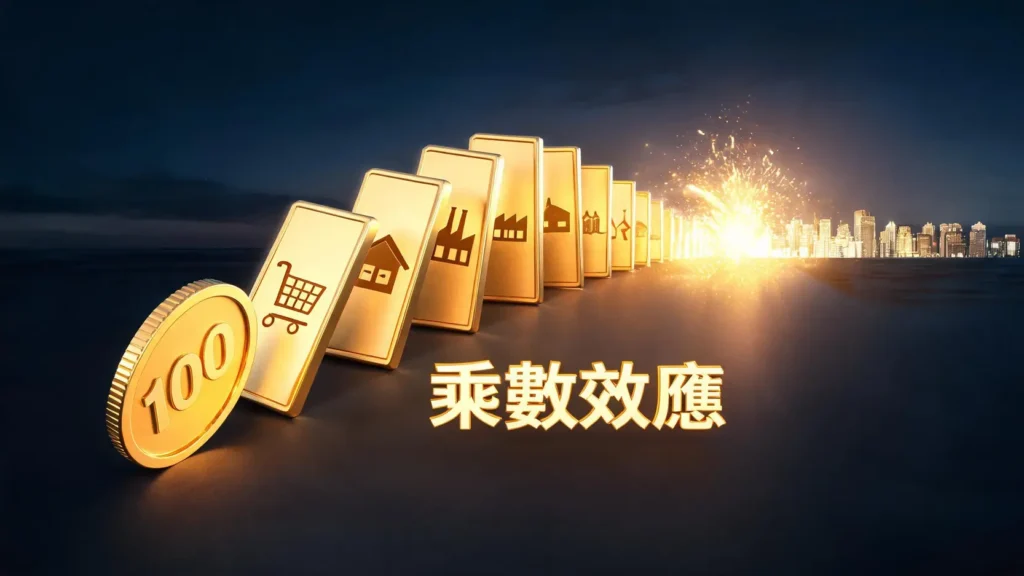 乘數效應(MultiplierEffect)是什麼?100元如何創造巨大經濟價值? 乘數效應(MultiplierEffect)是什麼?100元如何創造巨大經濟價值?