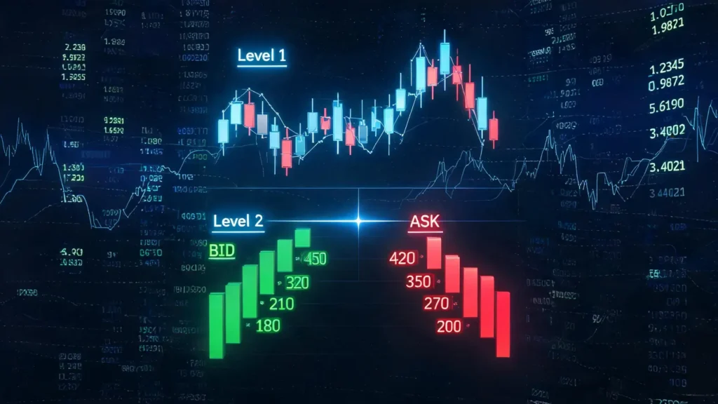 市場數據(Market Data)是什麼?看懂Level 1與Level 2,掌握市場脈動 市場數據(Market Data)是什麼?看懂Level 1與Level 2,掌握市場脈動