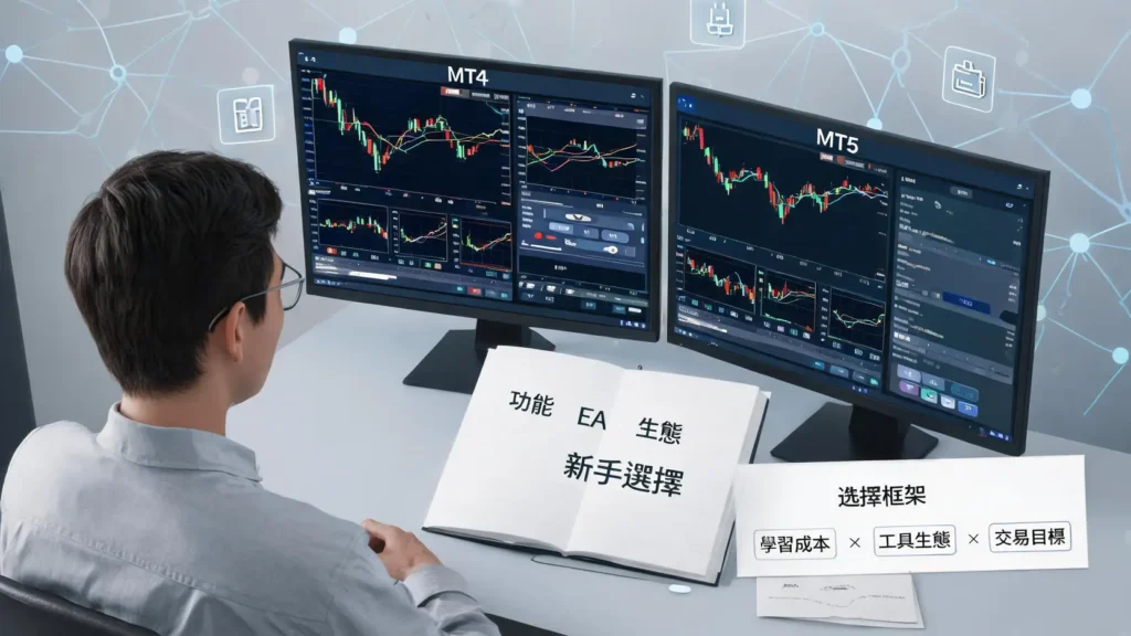 MT4是什麼?MT4vsMT5差別一次看懂:功能、EA、生態與新手選擇指南 MT4是什麼?MT4vsMT5差別一次看懂:功能、EA、生態與新手選擇指南