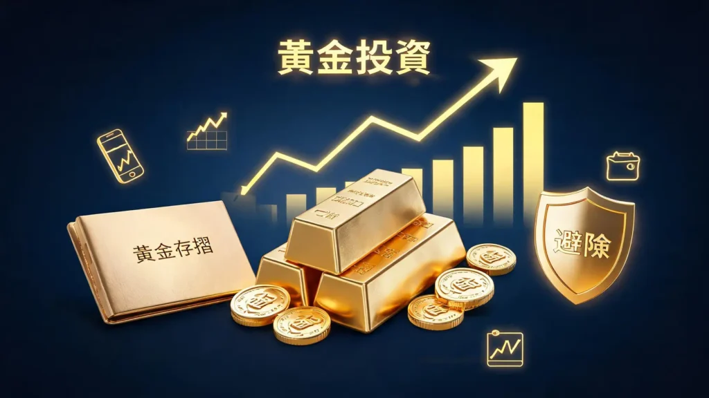 黃金投資入門:2026金價走勢預測、5大買賣管道與黃金存摺全攻略 黃金投資入門:2026金價走勢預測、5大買賣管道與黃金存摺全攻略