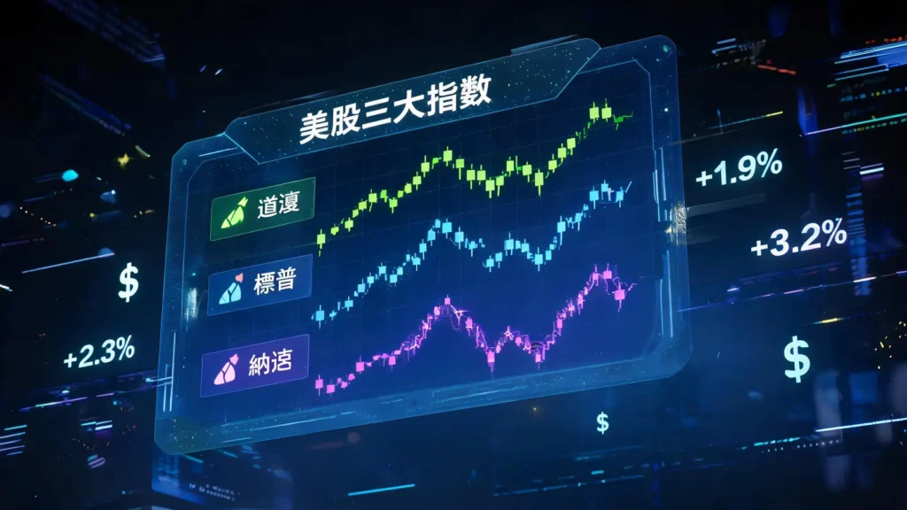 搞懂美股三大指數:道瓊/標普/納斯達克,解鎖美股市場是關鍵密碼 美股三大指數全解析:搞懂道瓊、標普500與納斯達克差異與投資法