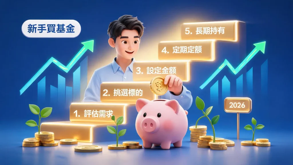 新手如何買基金?2026完整教學帶你挑出人生第一支基金 新手如何買基金?2026完整教學帶你挑出人生第一支基金