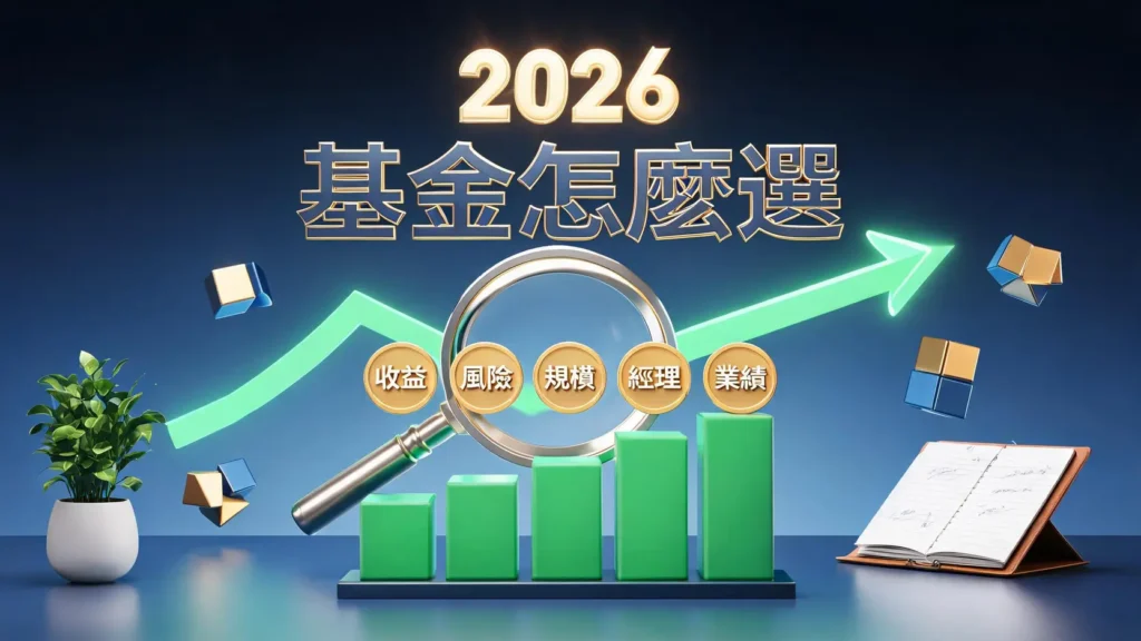 基金怎麼選?2026新手必學的5大挑選指標與實戰步驟 基金怎麼選?2026新手必學的5大挑選指標與實戰步驟
