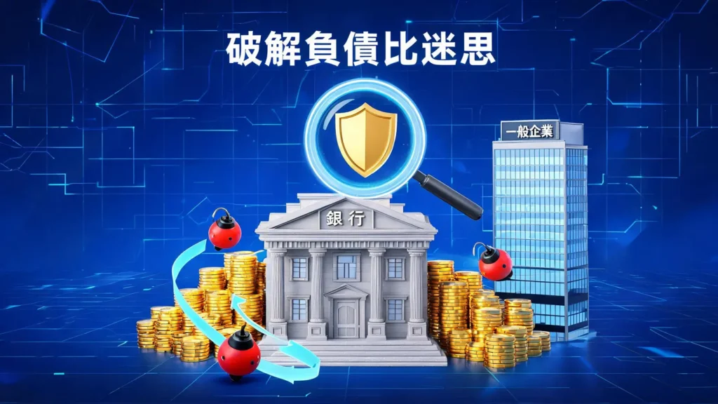 為什麼金融股負債比都很高?破解一般企業與金融負債比的解讀迷思 為什麼金融股負債比都很高?破解一般企業與金融負債比的解讀迷思