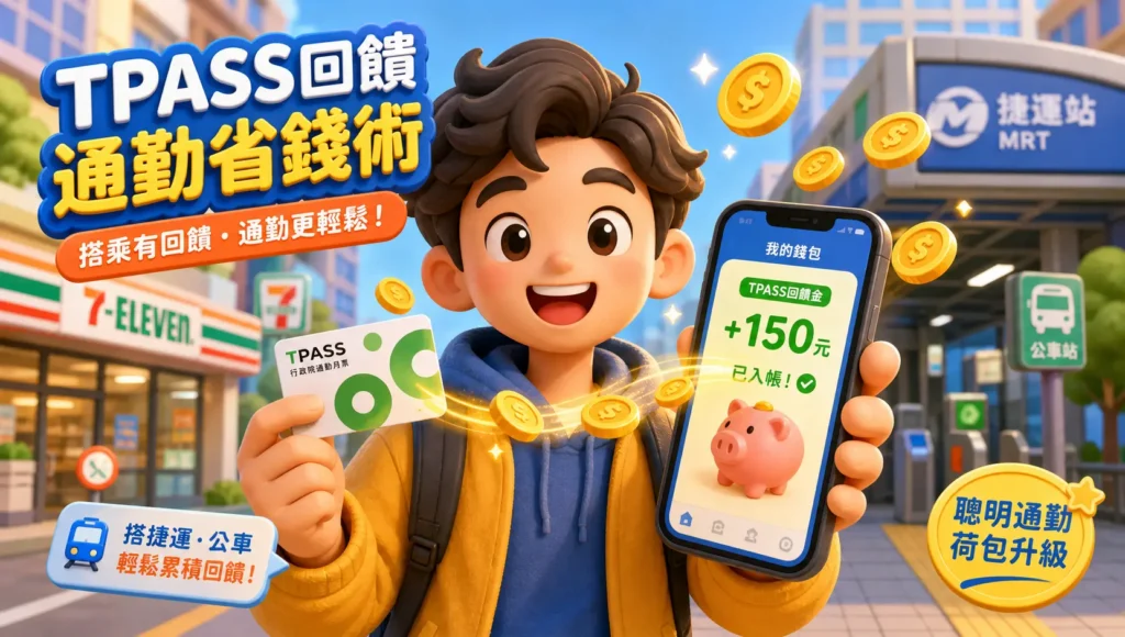別讓錢跑掉!TPASS回饋怎麼領?悠遊卡/一卡通APP、超商、捷運站領取步驟全攻略 別讓錢跑掉!TPASS回饋怎麼領?悠遊卡/一卡通APP、超商、捷運站領取步驟全攻略