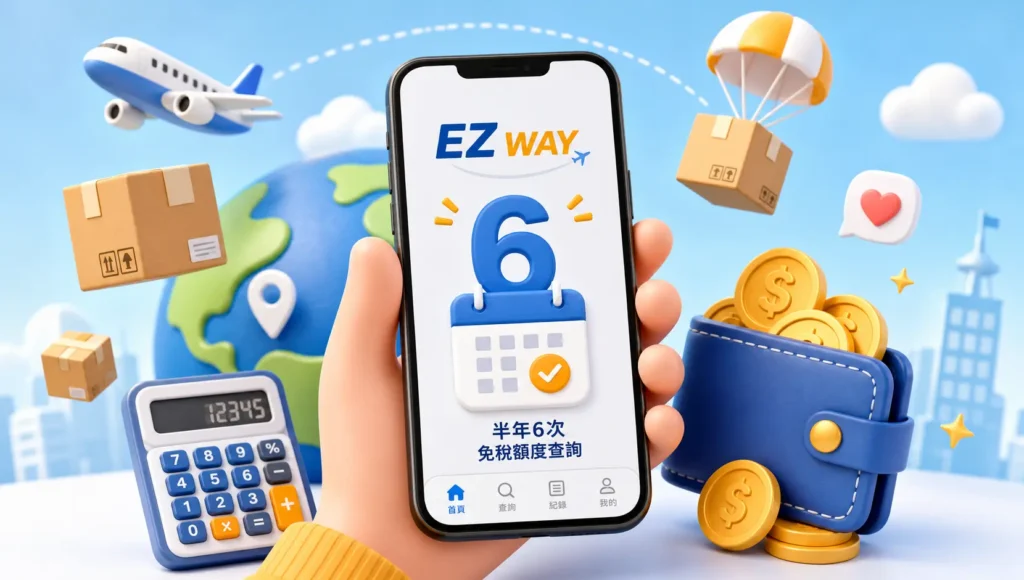 【2026最新】半年6次免稅怎麼算?EZ WAY查詢、次數重置、關稅計算全攻略 【2026最新】半年6次免稅怎麼算?EZ WAY查詢、次數重置、關稅計算全攻略