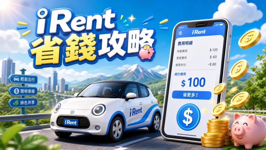 搞懂iRent里程費怎麼算!一篇文掌握費用結構、隱藏成本與划算租法 搞懂iRent里程費怎麼算!一篇文掌握費用結構、隱藏成本與划算租法