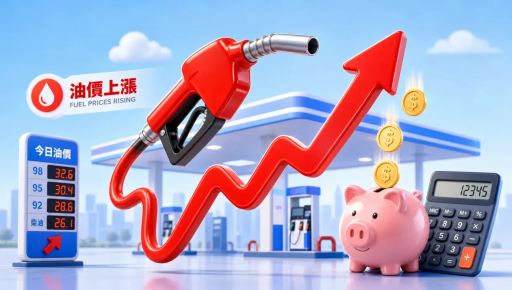 油價又要漲?一文看懂台灣油價計算公式、預測與省錢全攻略 油價又要漲?一文看懂台灣油價計算公式、預測與省錢全攻略
